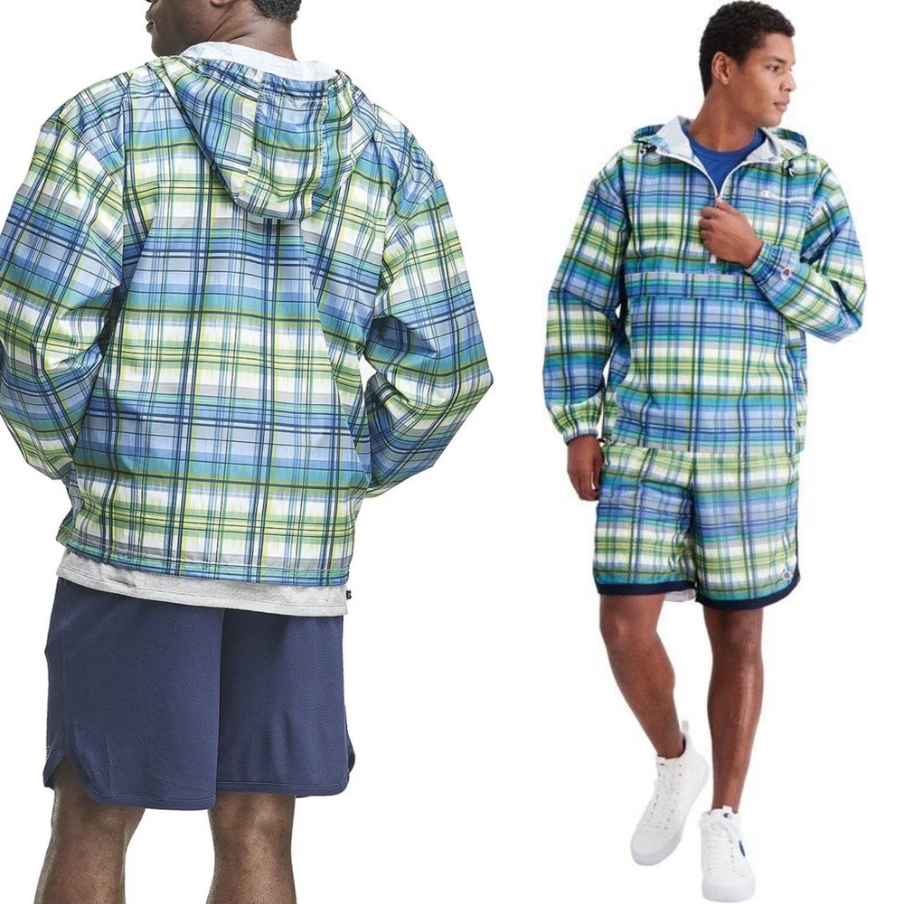 Champion Stadium Packable Jacket in All Over Print - Picture 8 of 8